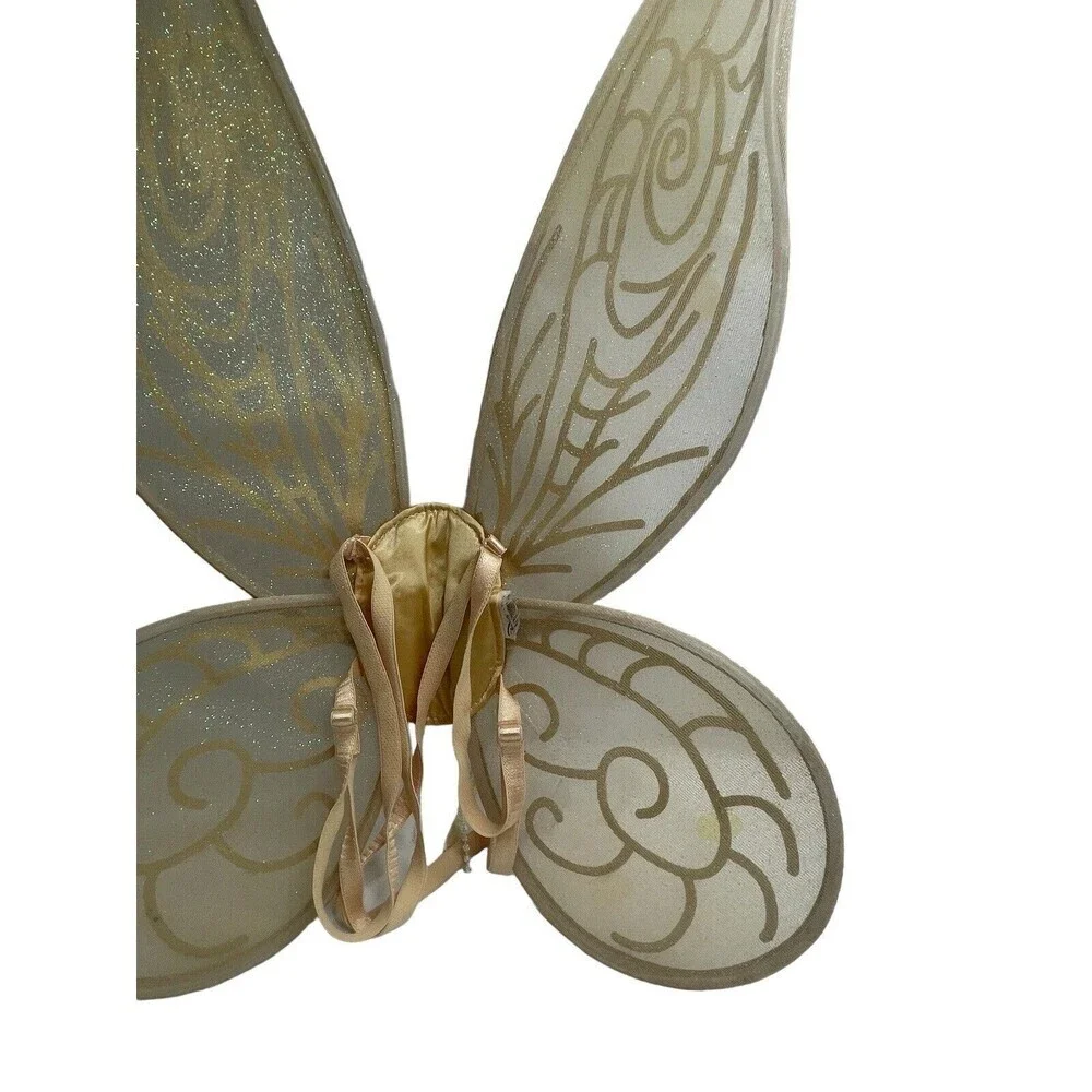 Disney Store Zarina The Pirate Fairy Golden Costume Wings Child Size OSFM